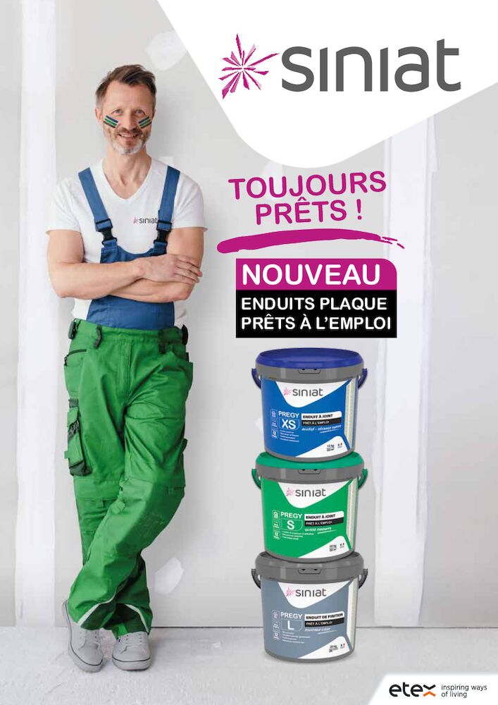 Nouvelle gamme d'enduits prêt à l'emploi