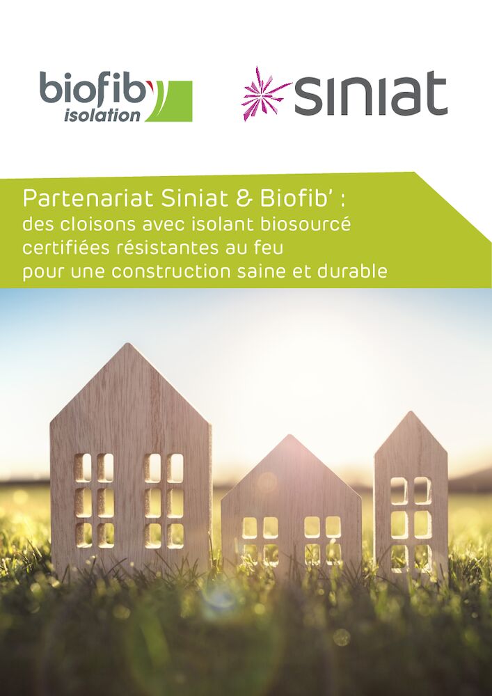 Partenariat Siniat & BioFib' - Décembre 2020