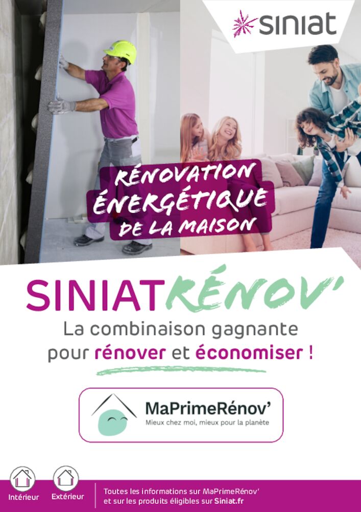Siniat Rénov' - L'offre pour la rénovation énergétique de la maison