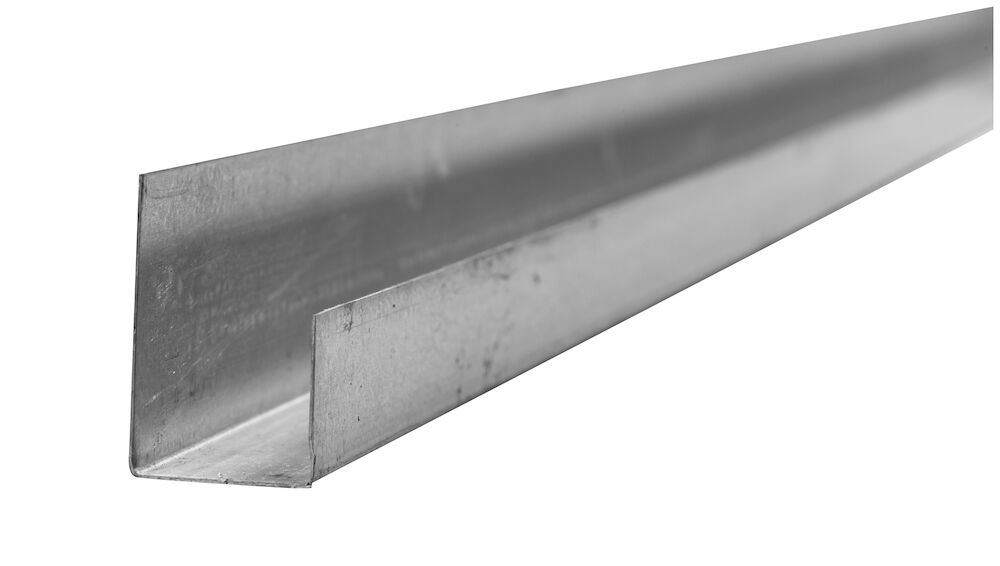 Support plafond avec trou rail CRS Ø20/28 mm - Blanc