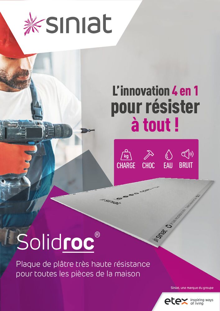 Solidroc® - L'innovation 4 en 1 de Siniat