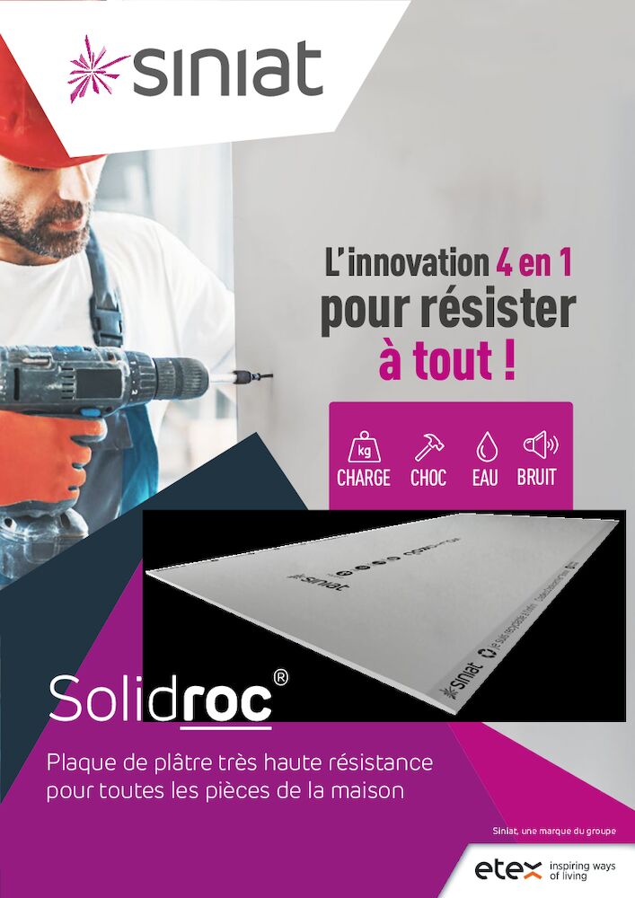 Solidroc® - L'innovation 4 en 1 de Siniat