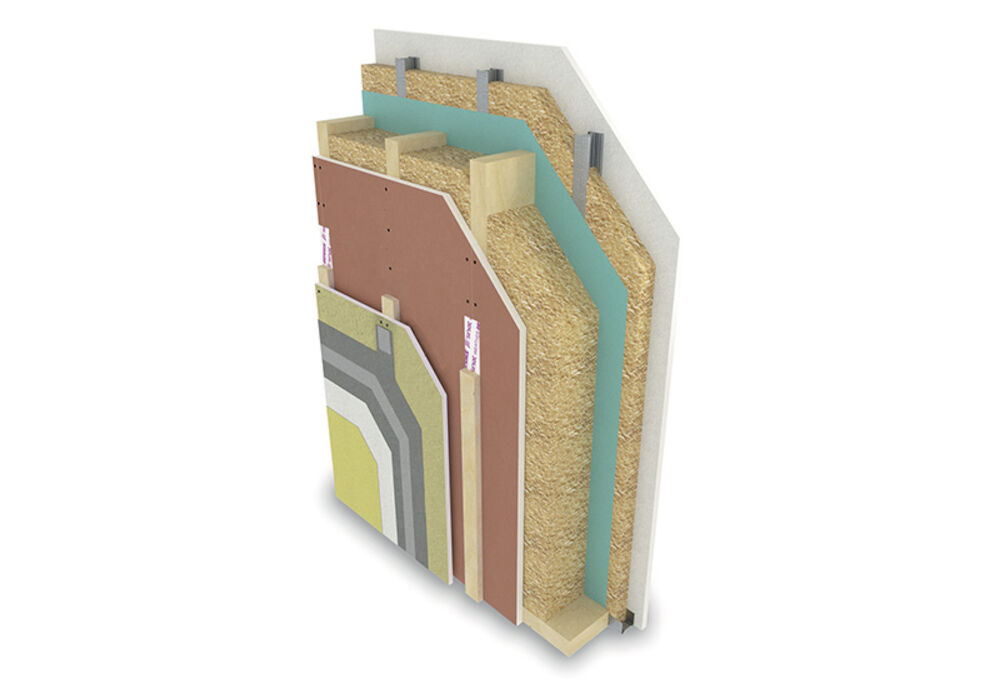 Murs porteurs à ossature bois - REI 30 - DEFENTEX® BD13 et 1 BA18 Std