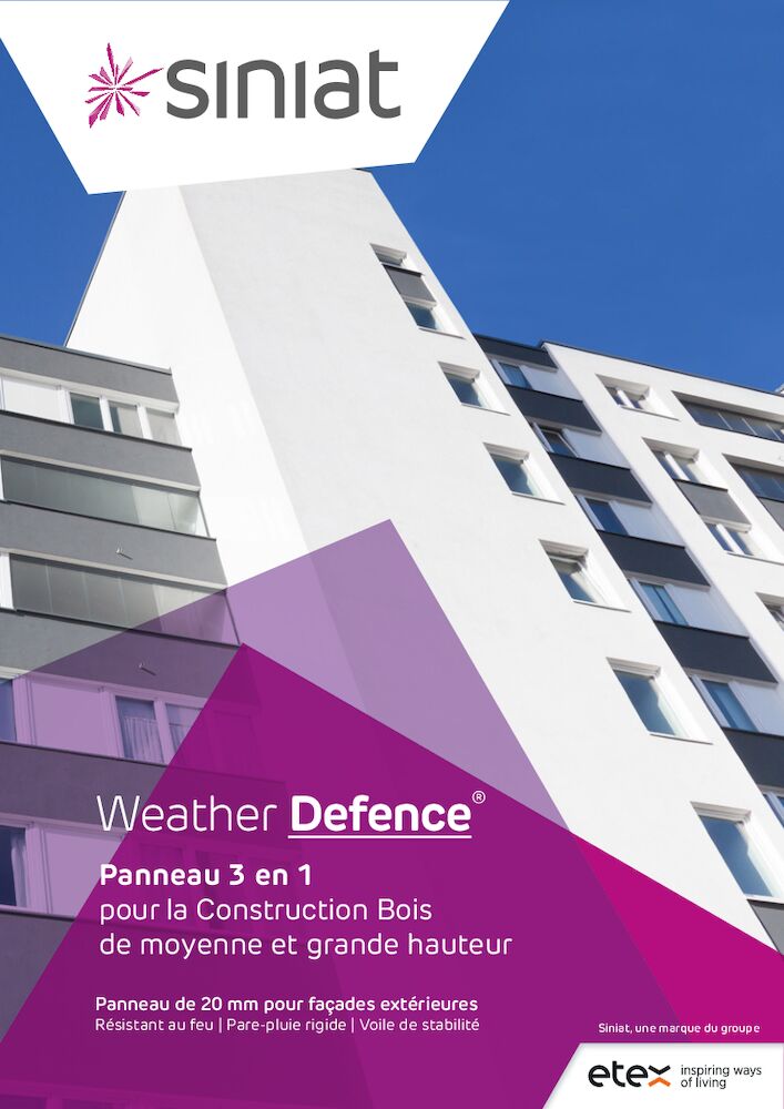 Weather Defence® - Panneau 3 en 1 pour la construction bois