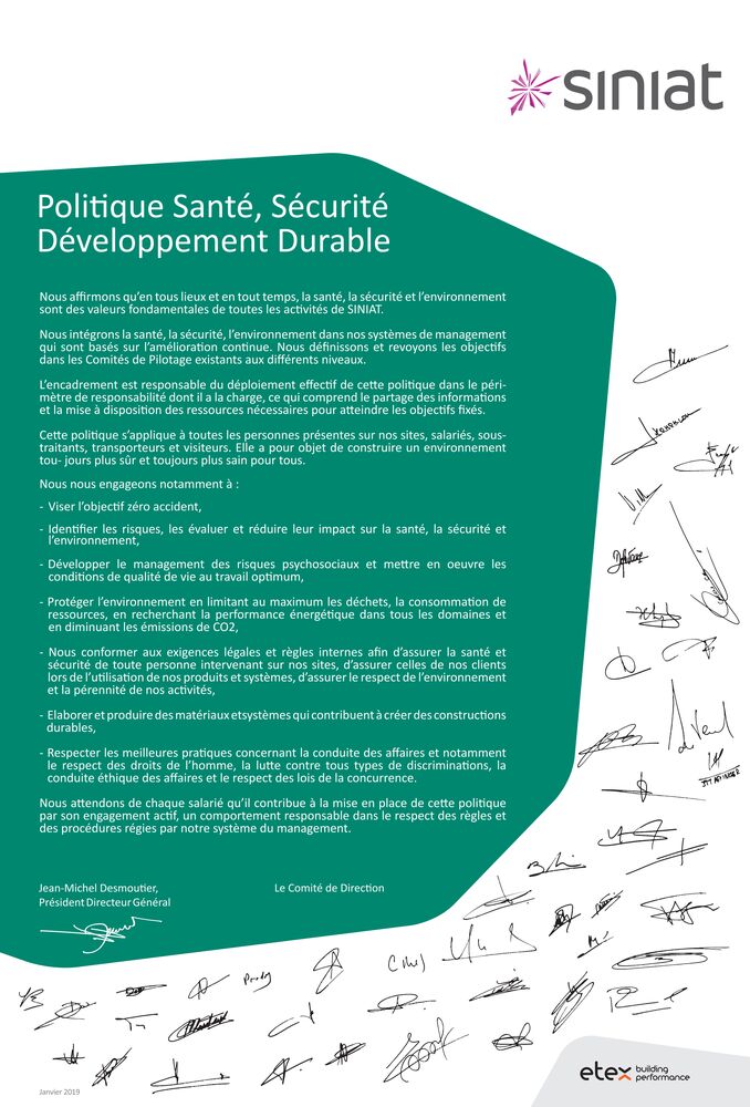 Politique HSE DD