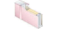 Siniat cloison distributive parements simples BA flam