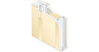 Siniat cloison distributive parements simples twin BA S standard