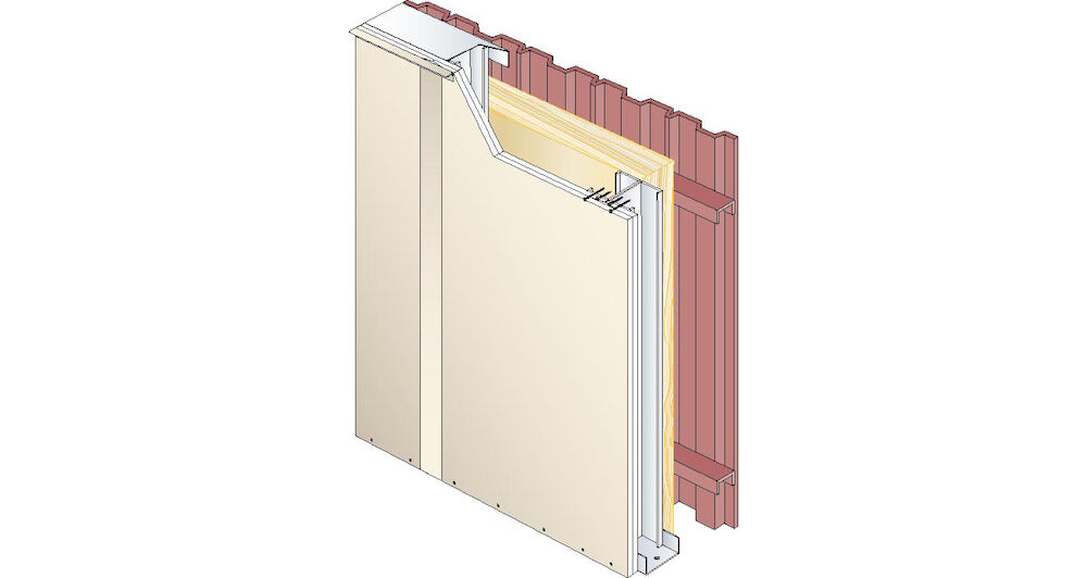 Contre-cloison PRÉGYWAB® Industrie - 2 BA18 S WAB - EI60 - M150-50 Wab - Isolant