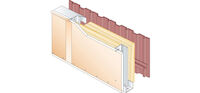 Siniat contre cloison sur montant parement simple BA wab