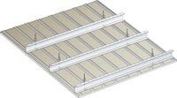 Siniat plafond Industrie parement simple 3Plus BA standard