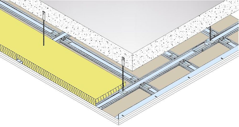 Comment installer un plafond en plaques de plâtre ? - Siniat France