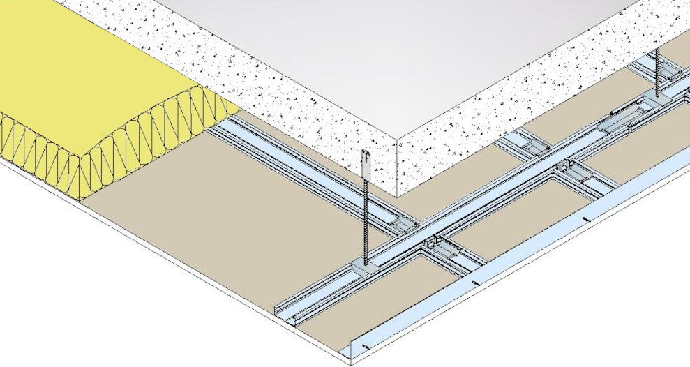 Plafond PRÉGYMÉTAL sur fourrures S47 1 BA18 S REI90 Sans isolant — free download