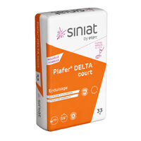 Siniat Plâtre Plafer Delta court